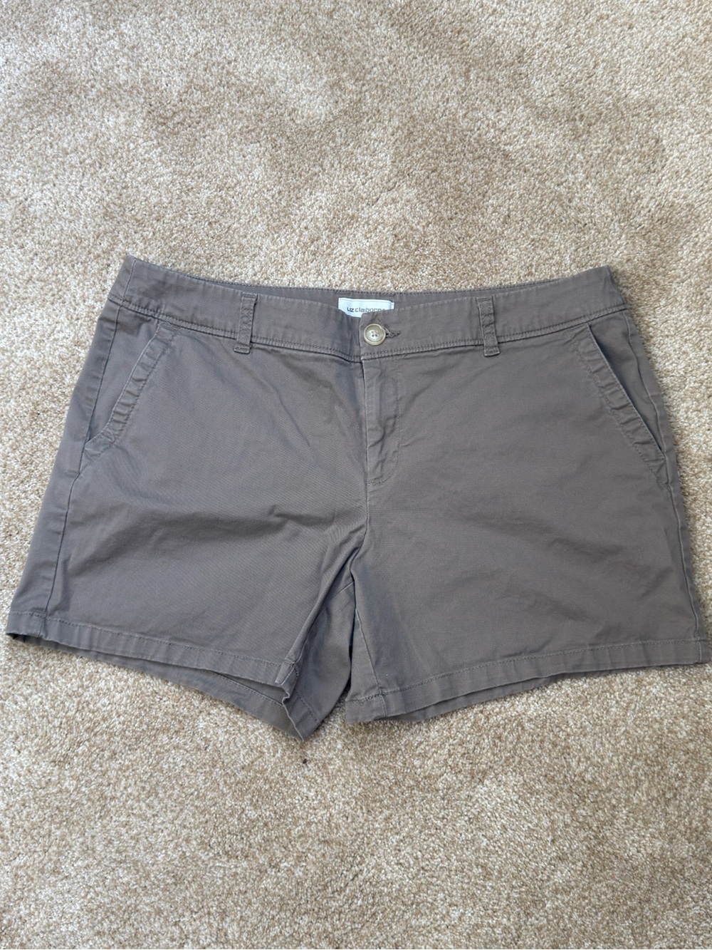 Liz Claiborne Classic Brown Shorts | Size 14 | Excellent Condition
